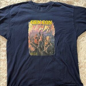 Gen Con 2015 Gaming Graphic Tee Adult Size 2XL
